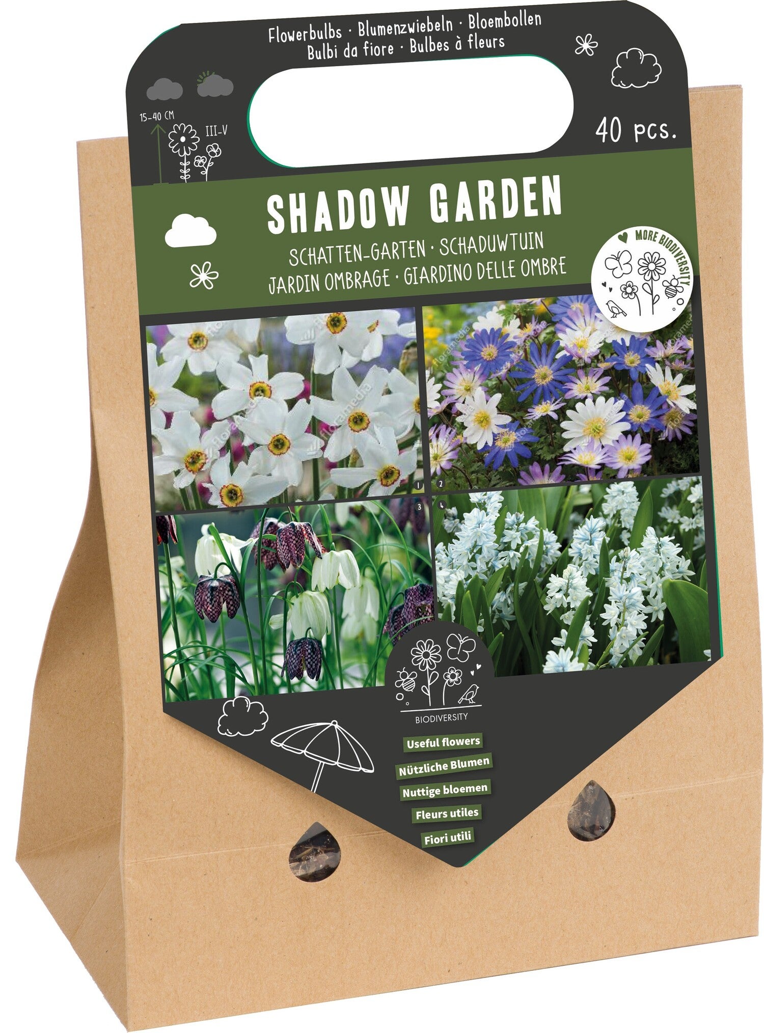 Florex Pick Up Tas bloembollen schaduwtuin 40 stuks
