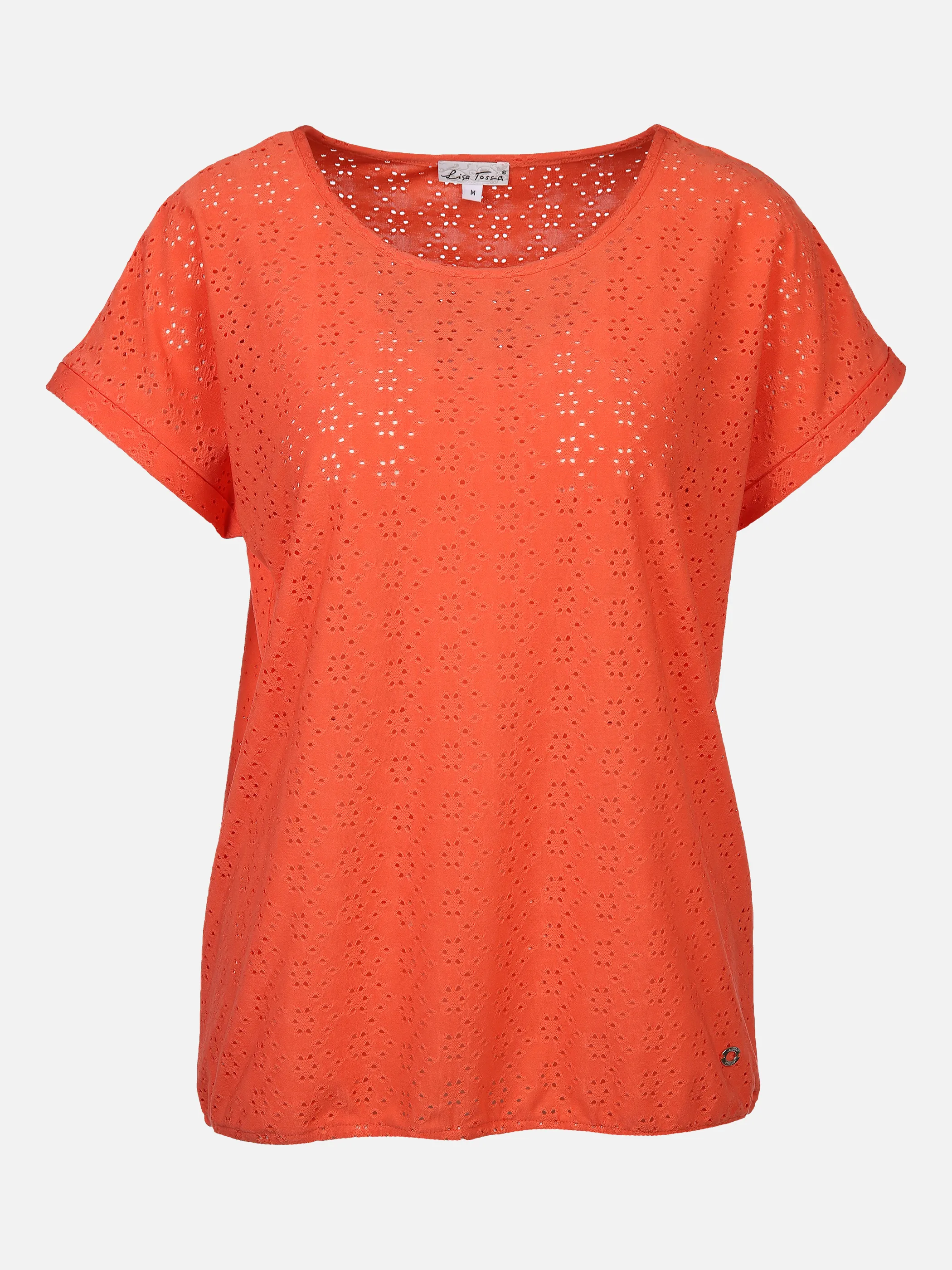 Damen Shirt mit Lochmuster