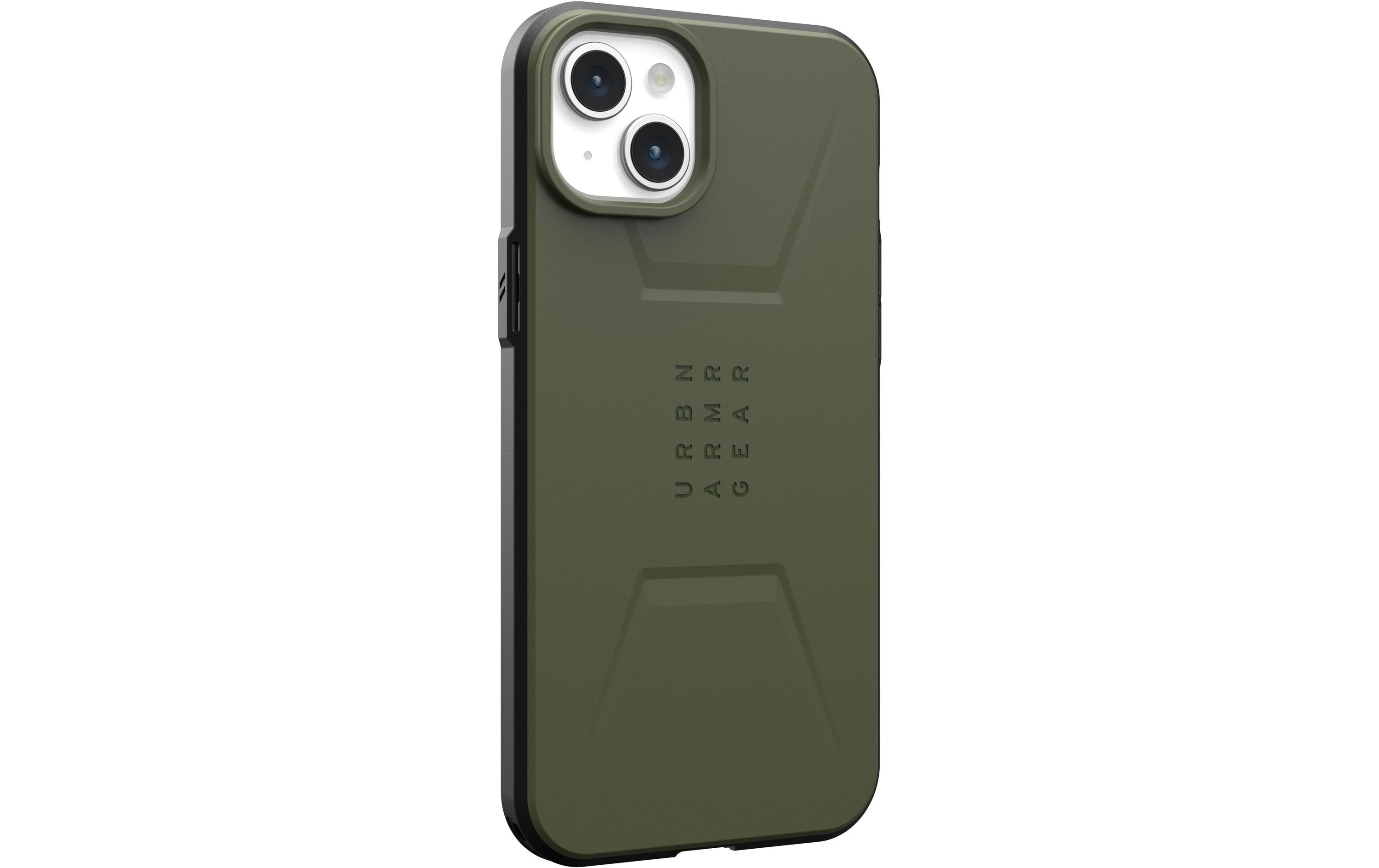 Back Cover Civilian Case iPhone 15 Plus OliveSchutzhülle für das Apple iPhone 15 Plus