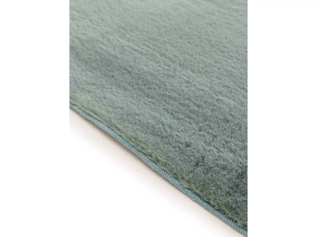 Tapis en fausse fourrure Furry Vert 80x250 cm