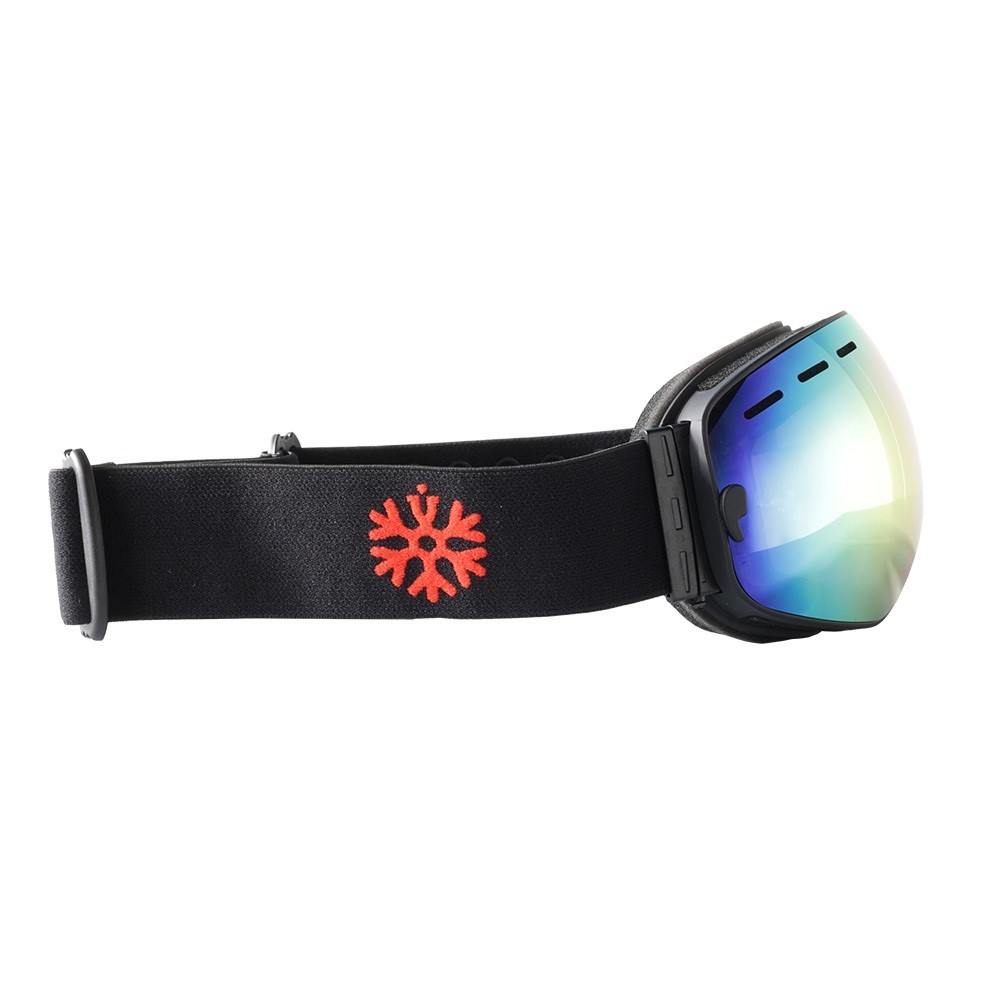 IVOL zwart rood spiegelglas skibril