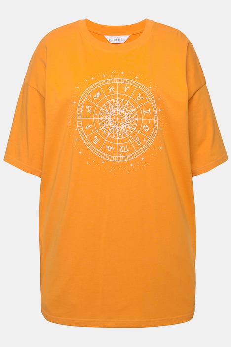 T-Shirt, oversized, Astro Print
