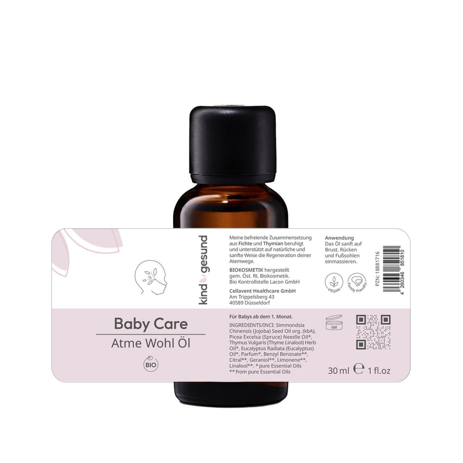 Bio-Baby Care Atme Wohl Öl - kindgesund®