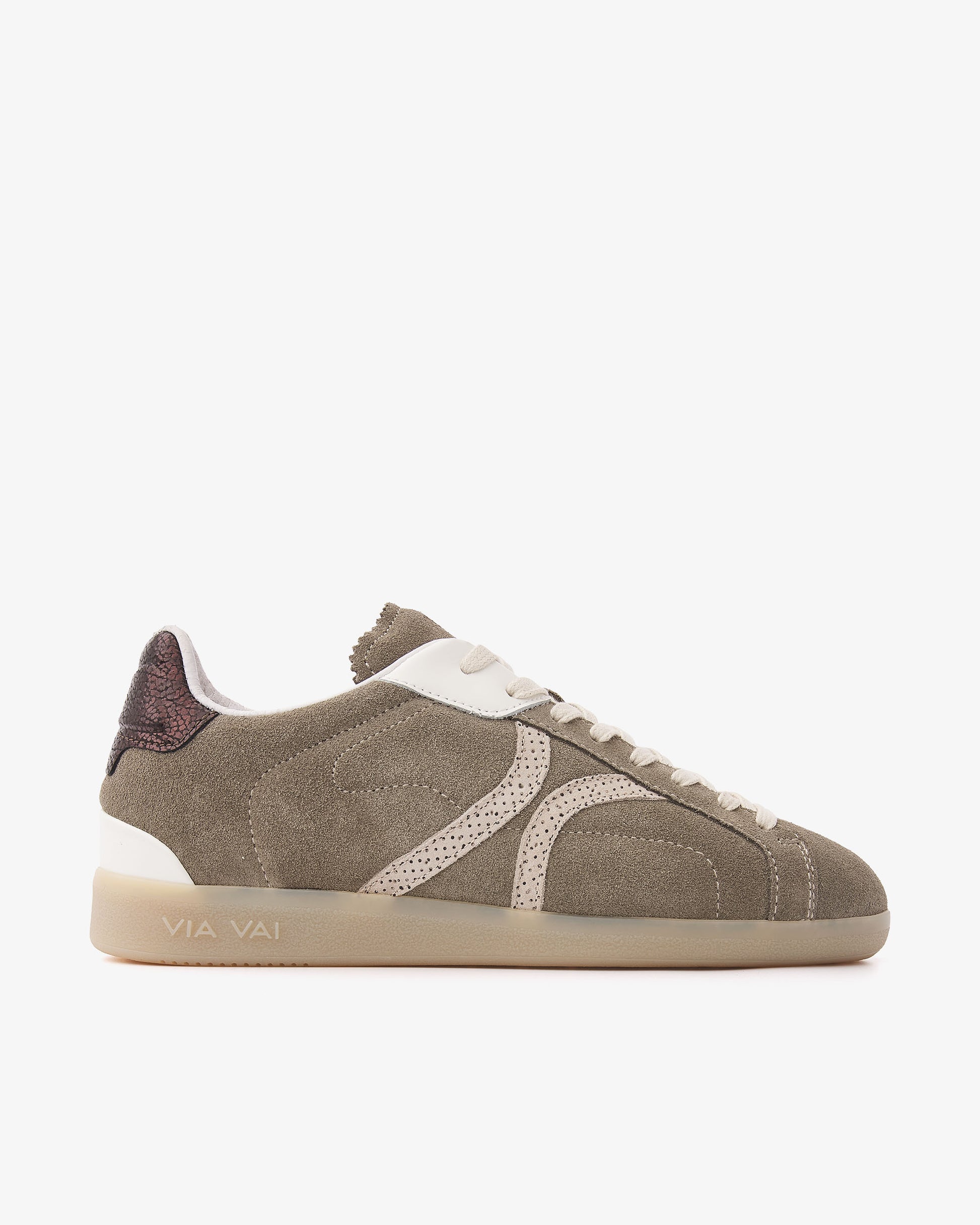 VIA VAI groene dames sneakers Nilla Khloe