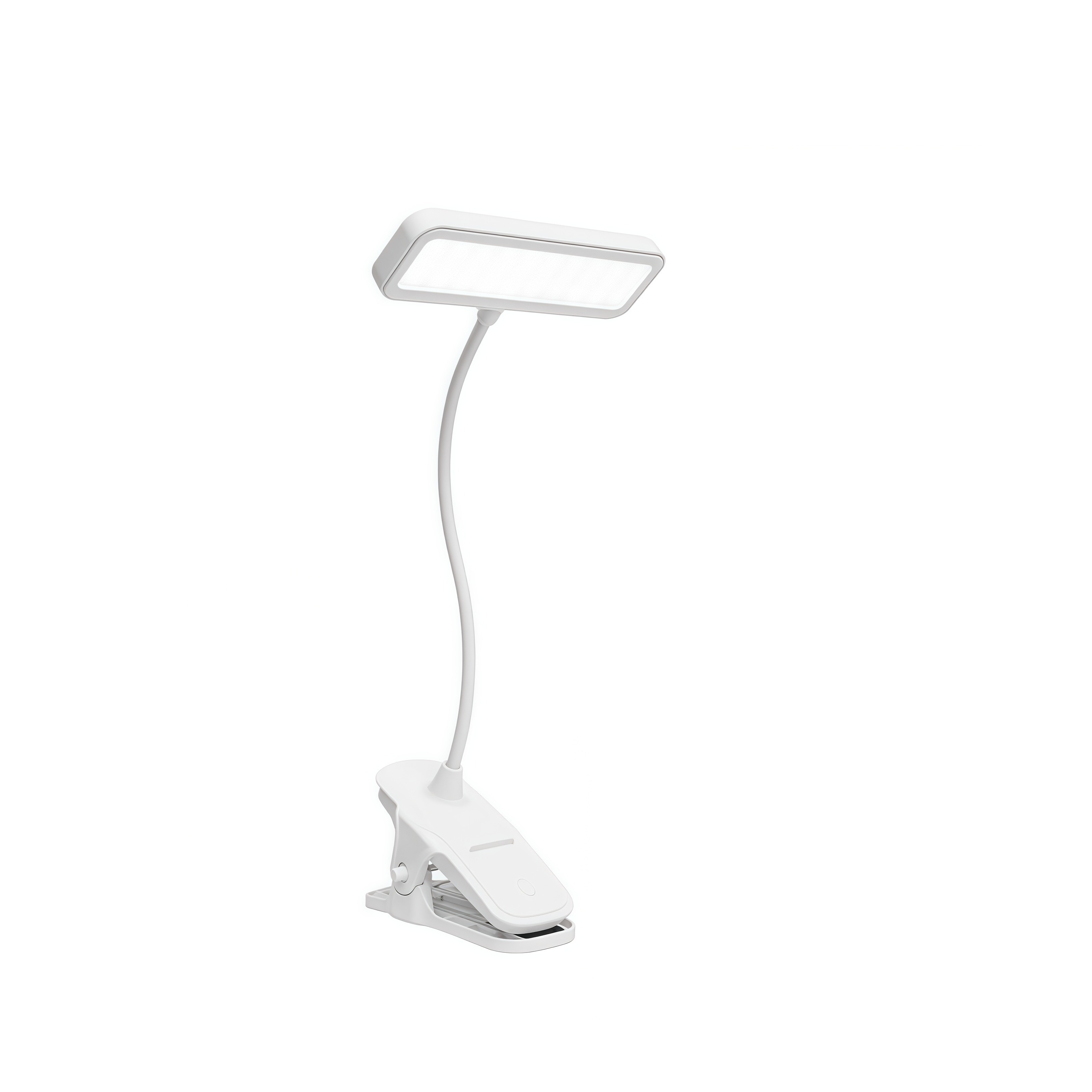 (365x155mm) Flexible USB Clip LED Lese Lampe Schwanenhals mit 3 Helligkeitsstufen und Touch Control - Kaltweiss