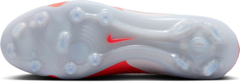 Nike Heren Legend 10 Elite FG - Hot Lava Wit - Voetbalschoenen