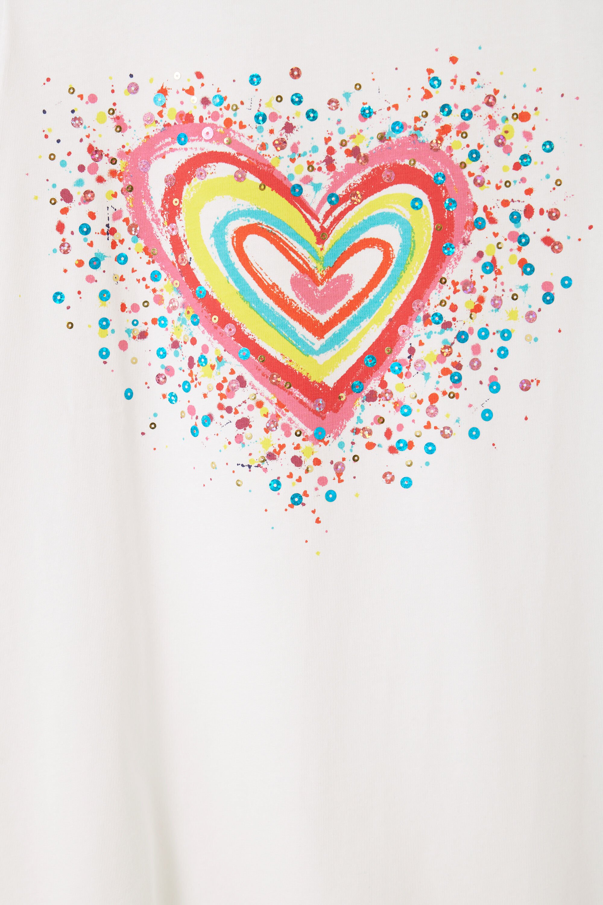 Robe t-shirt découpes cœur