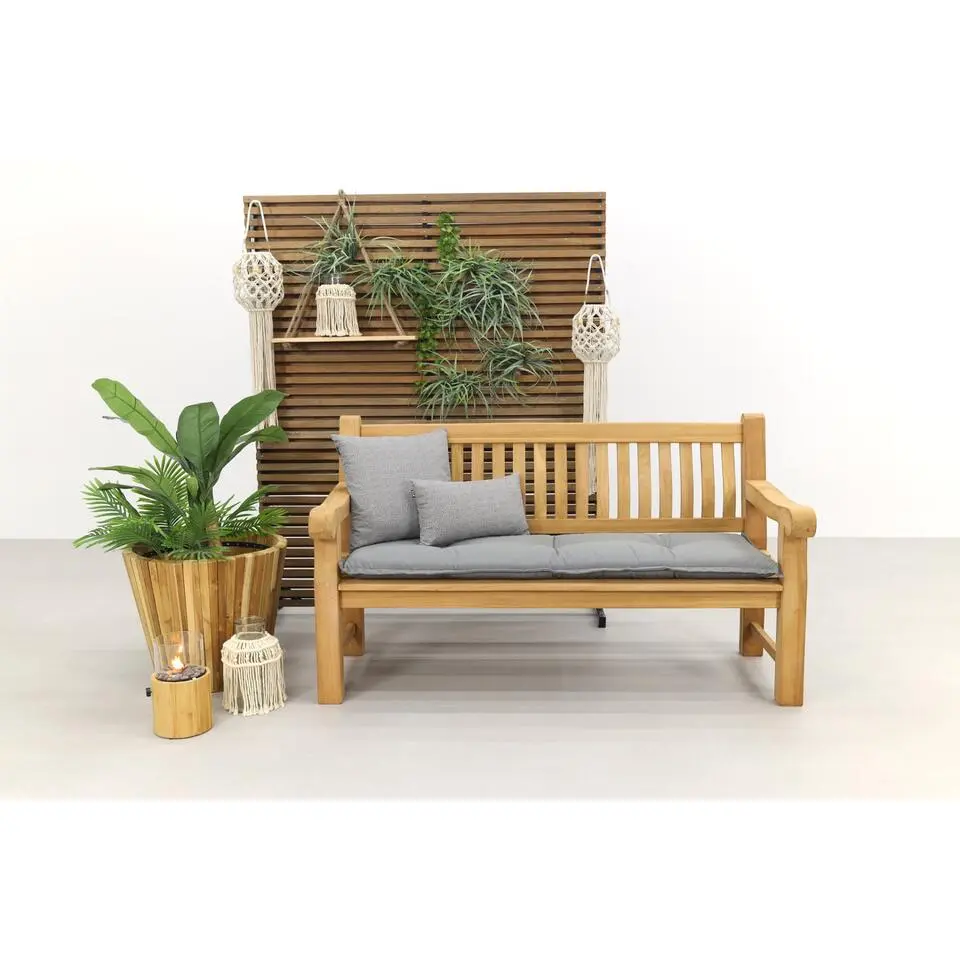 Livingfurn - Tuinbank Patrick Bench Fat - Teakhout - 50x166x45