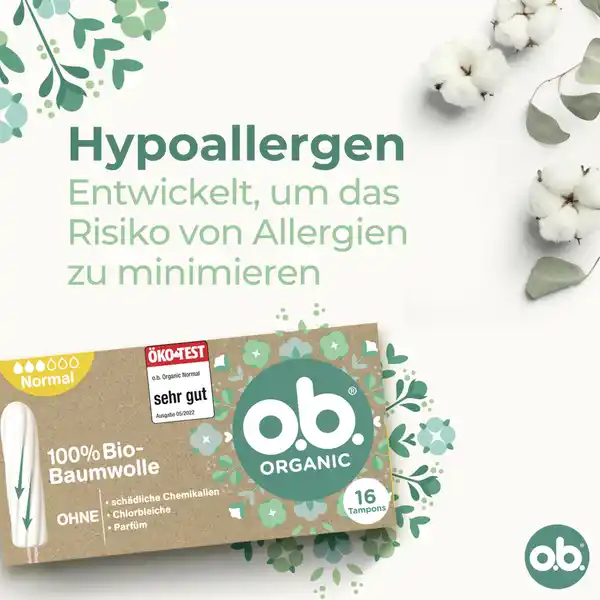 Organic Tampons Normal