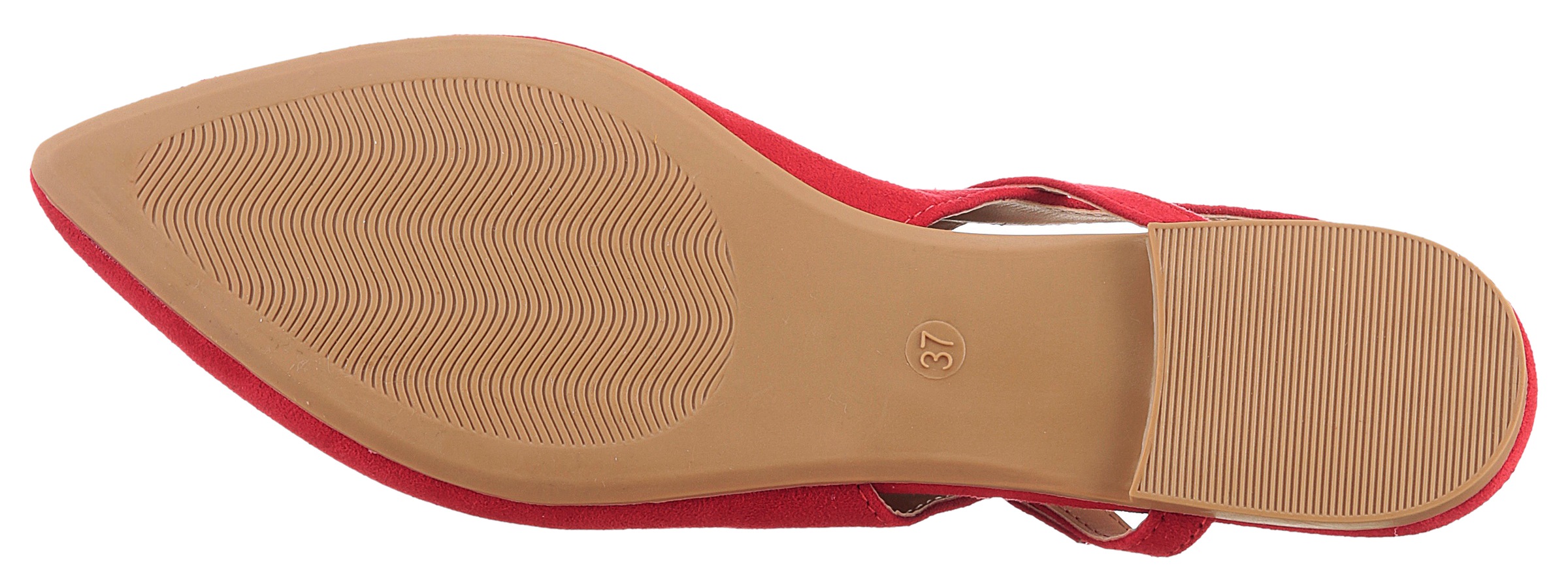 Aniston SHOES Slingpumps  Flat, Sommerschuh, Riemchensandale - neue KOLLEKTION, schmale Form