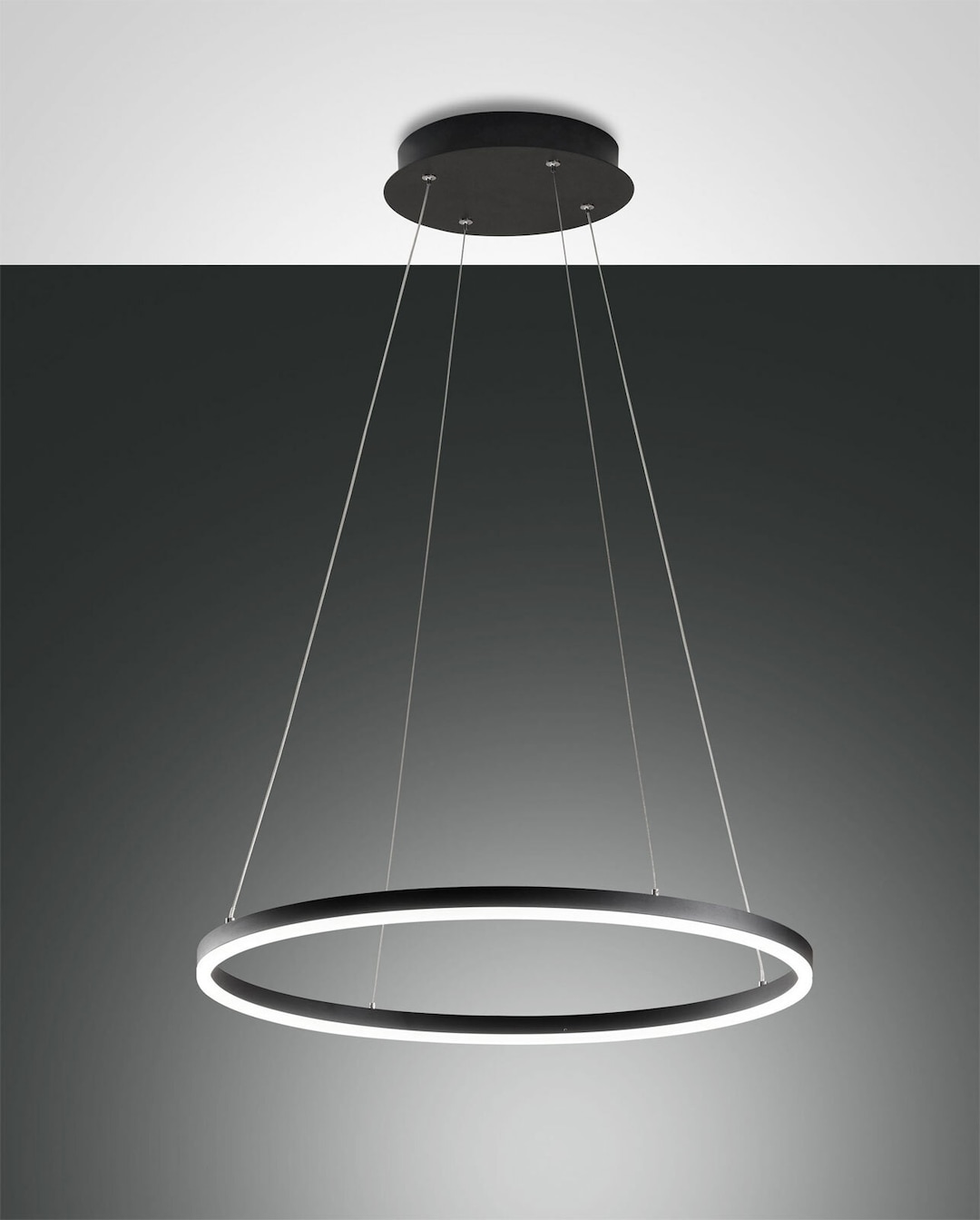 FABAS LUCE LED Pendelleuchte GIOTTO 1-flg schwarz