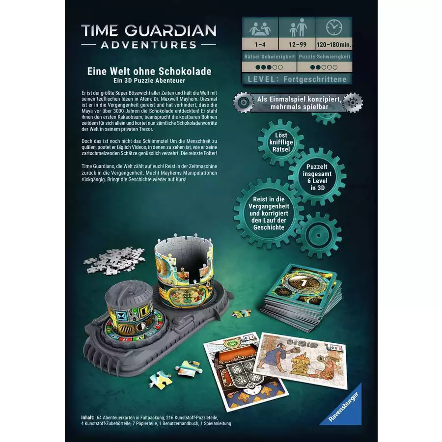 Ravensburger Time Guardian Adventures: Eine Welt ohne Schokolade bunt