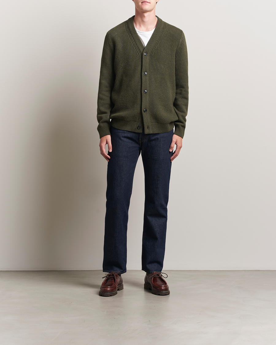 Barbour Lifestyle Mainland Knitted Cardigan Olive