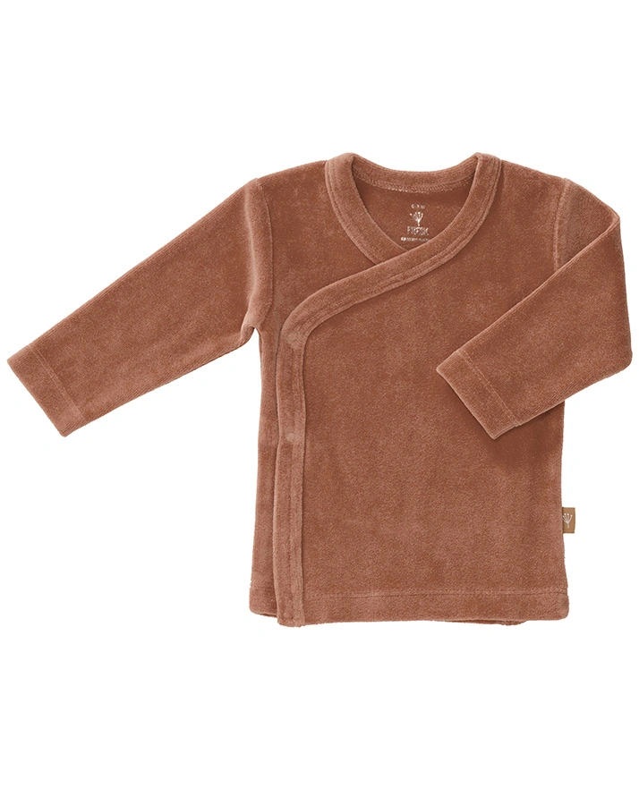 Wickeljacke VELOURS TAWNY BROWN in braun