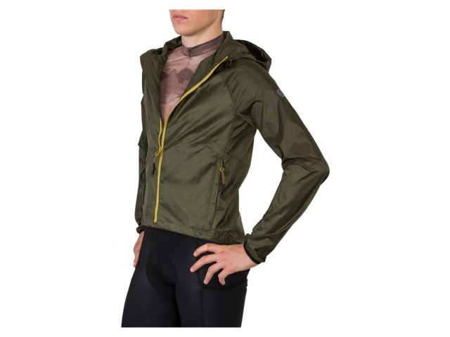AGU Venture Vindjakke med Hoodie, Army Green