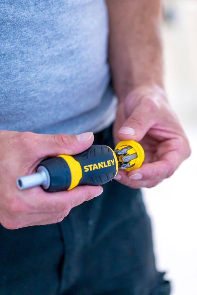 Stanley 0-66-358 Multibit Stubby Schroevendraaier Ratel