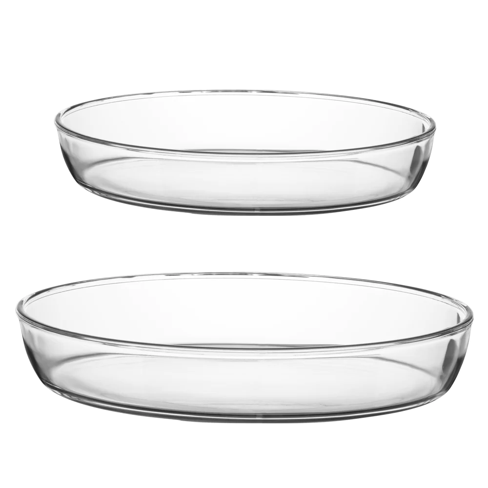 Lot de 2 plats ovales 26+35 cm Pasabahce