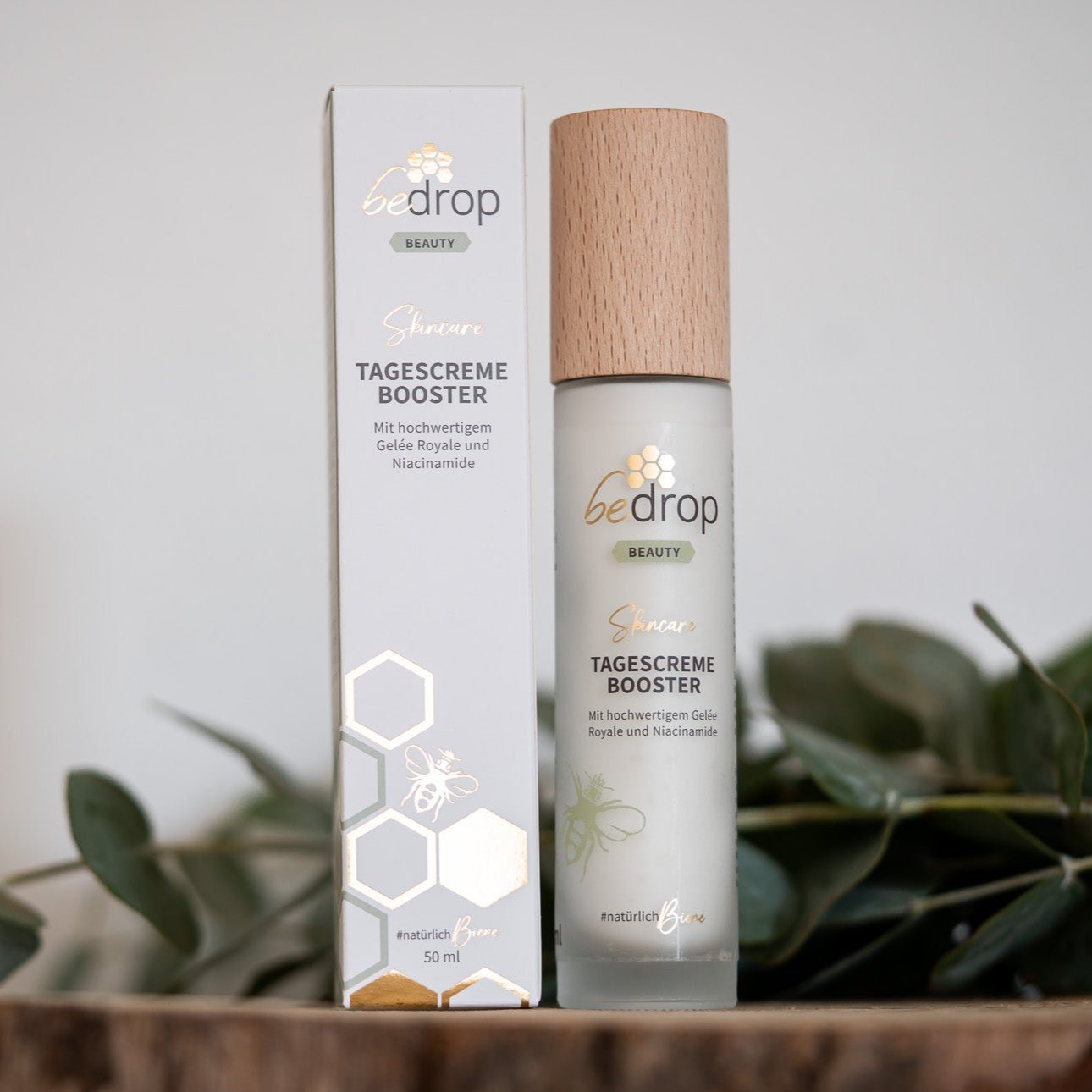 Vorteilsset: 3x TAGESCREME BOOSTER / Gesichtscreme mit hochwertigem Gelée Royale und Niacinamide - 50ml