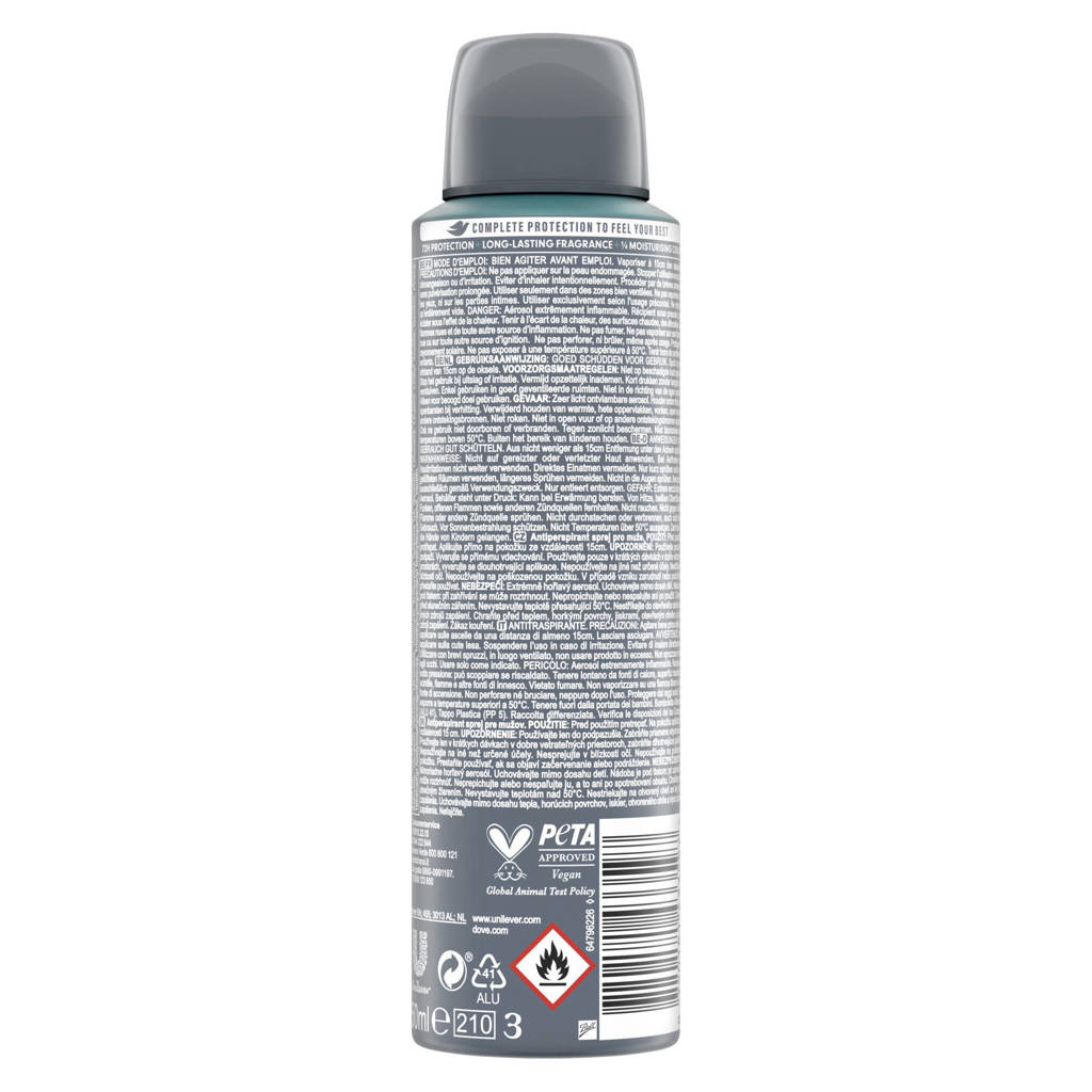 Eucalyptus + Mint anti-transpirant deodorant spray - 6 x 150 ml