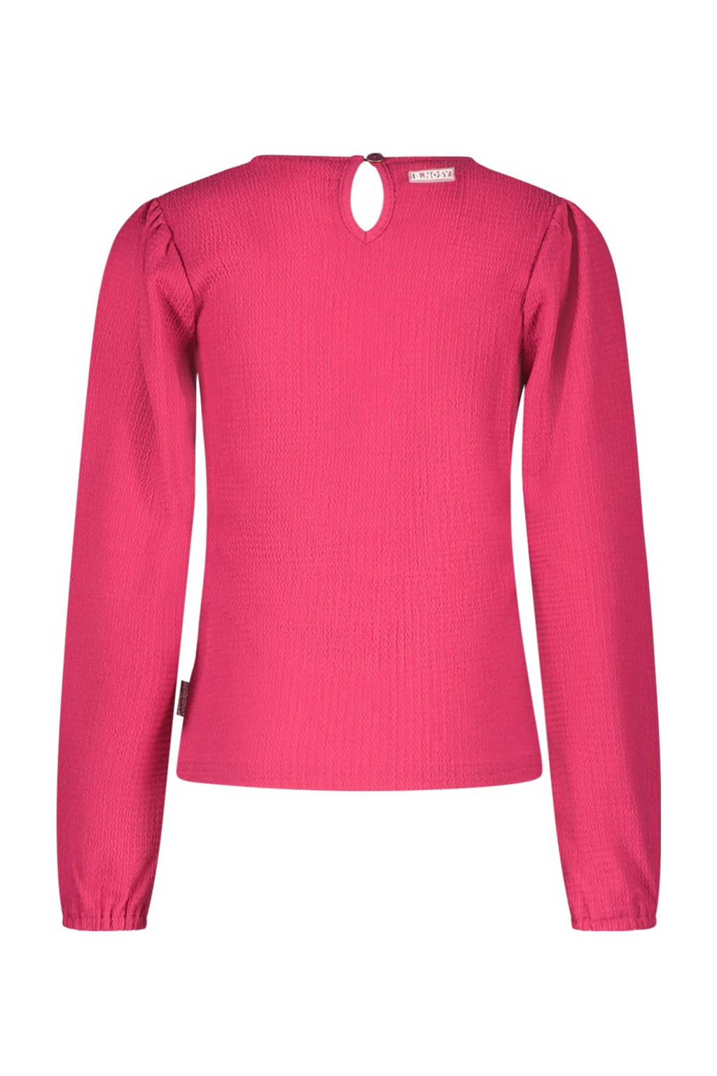 B.Nosy longsleeve met all over print donkerroze