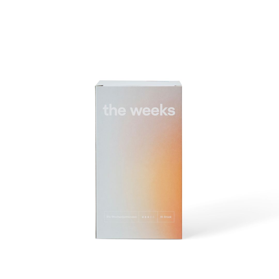 THE WEEKS Bio-Wochenbettbinden