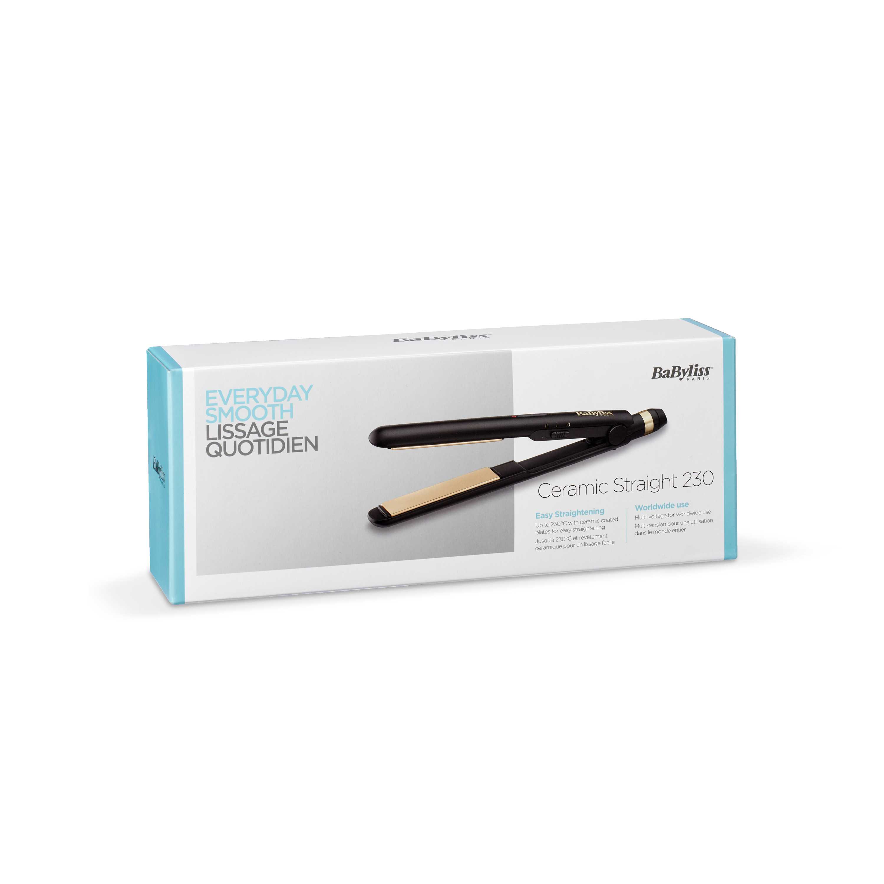 ALISADOR BABYLISS ST089E PRETO 230ºC