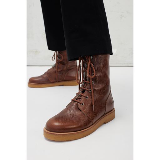 Angulus 7456-402 Lace-Up Støvler, Cognac, 40