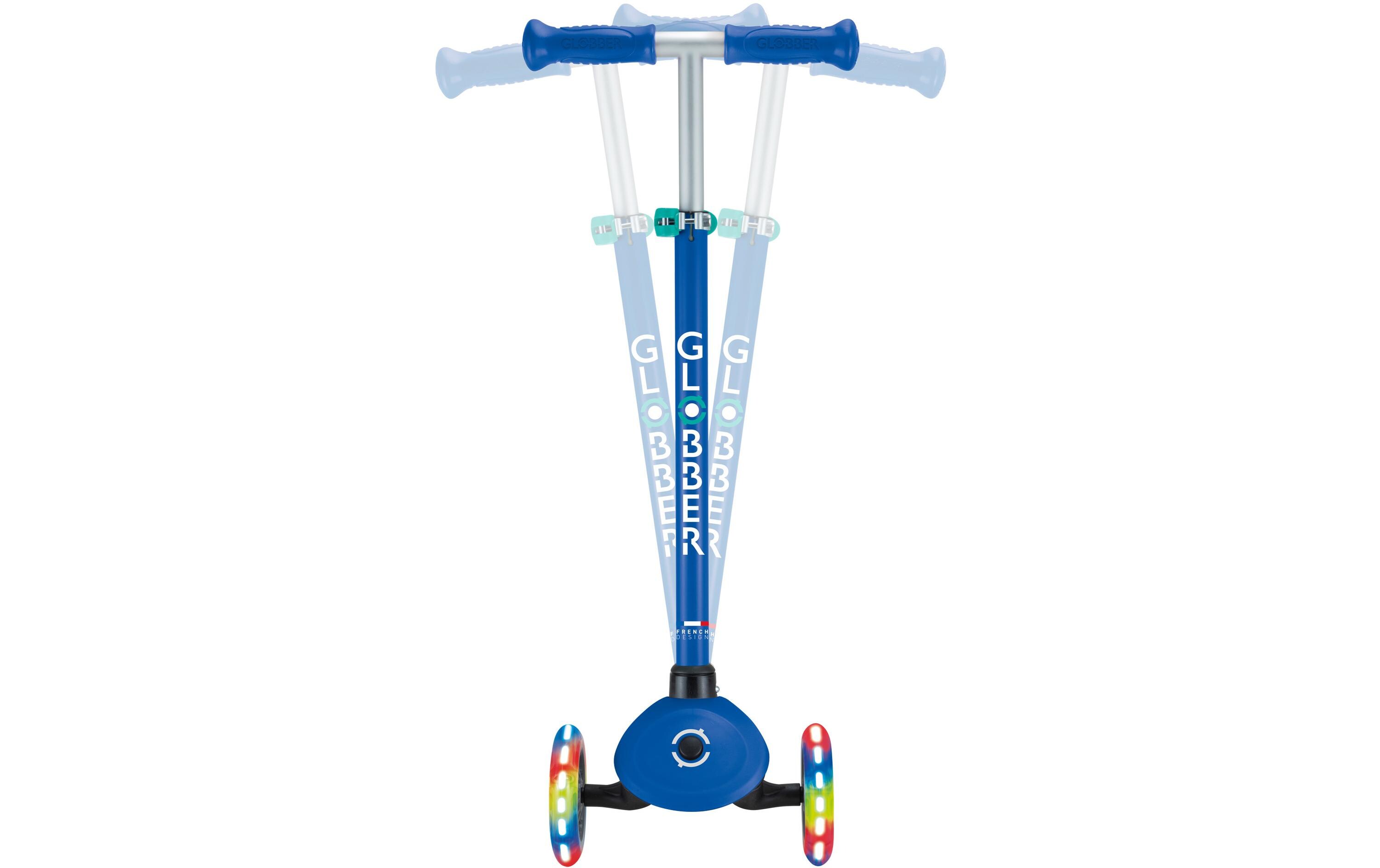 Scooter Primo Lights Blau3-Rad-Roller mit Beleuchtung für Kinder