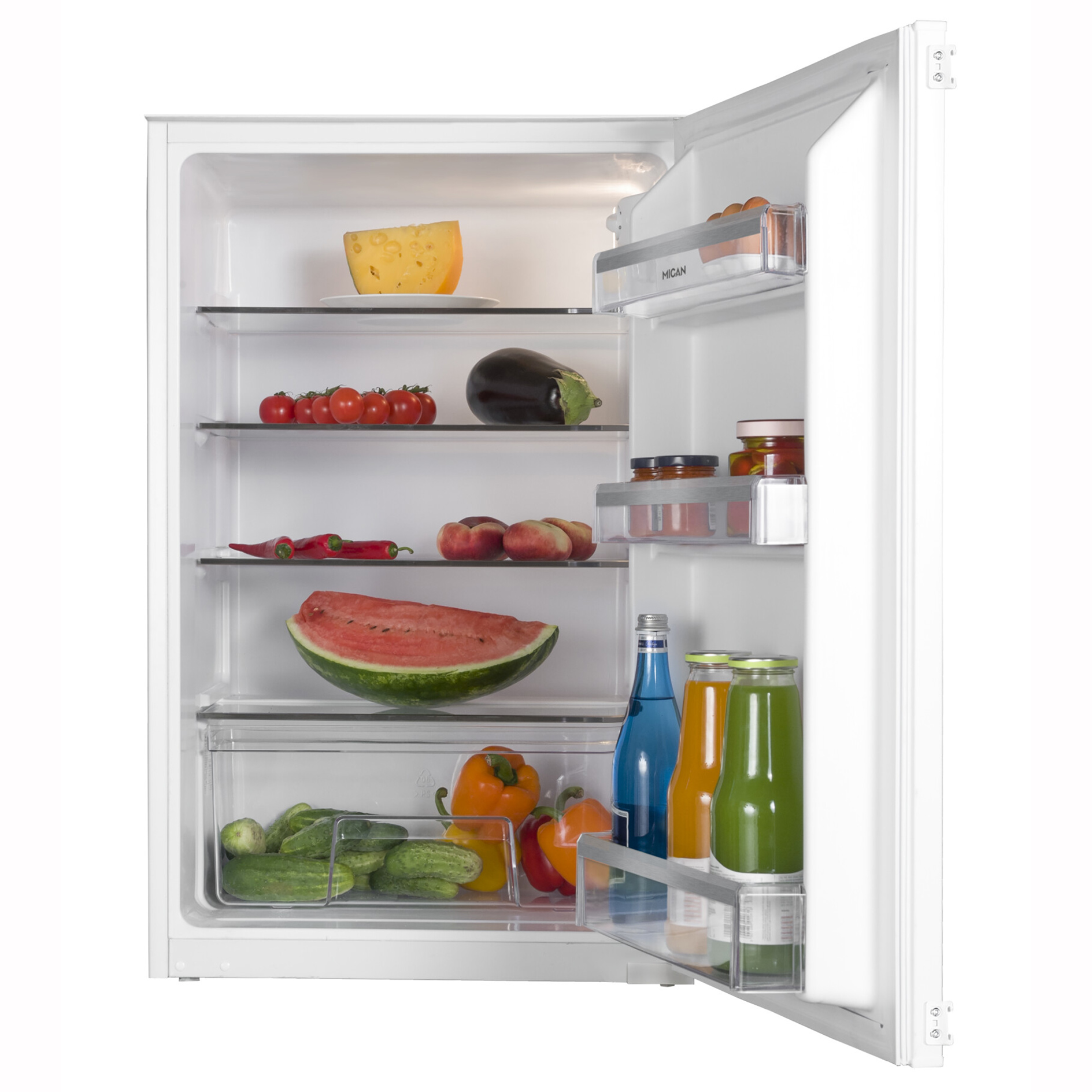 MICAN Einbau-Kühlschrank 30660 - weiß - E