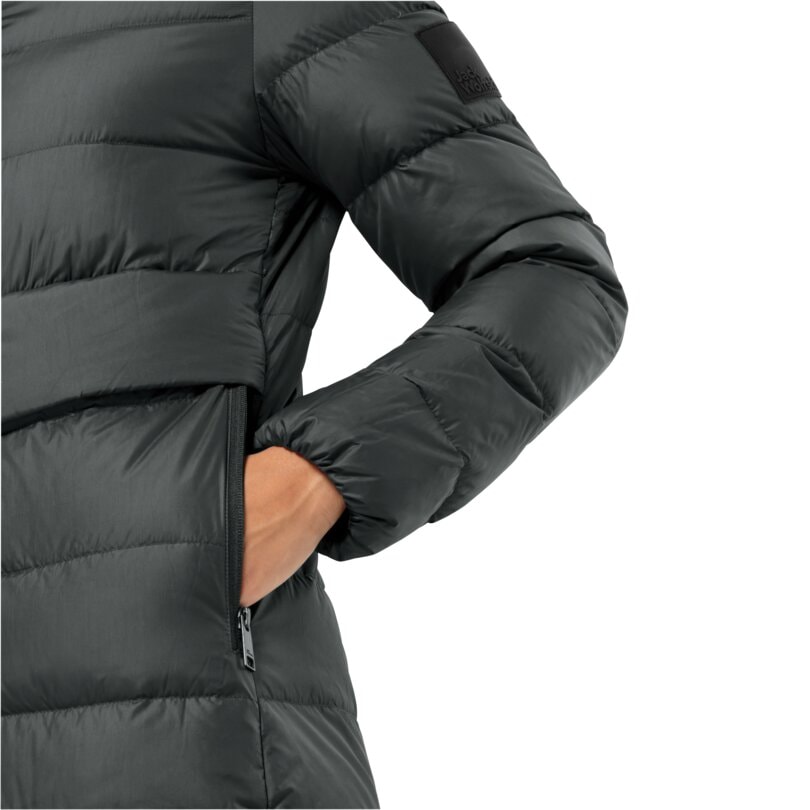 Jack Wolfskin Daunenmantel »LENAUPLATZ«, Wärmend, winddicht, Übergangsjacke
