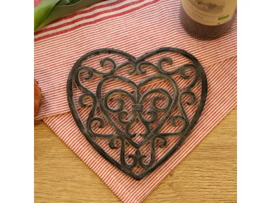 Dessous de plat en fonte gris Ø.18.5 cm