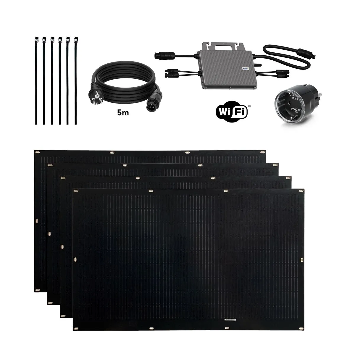 Tornasol Kit Solaire Flex Full Black 800W