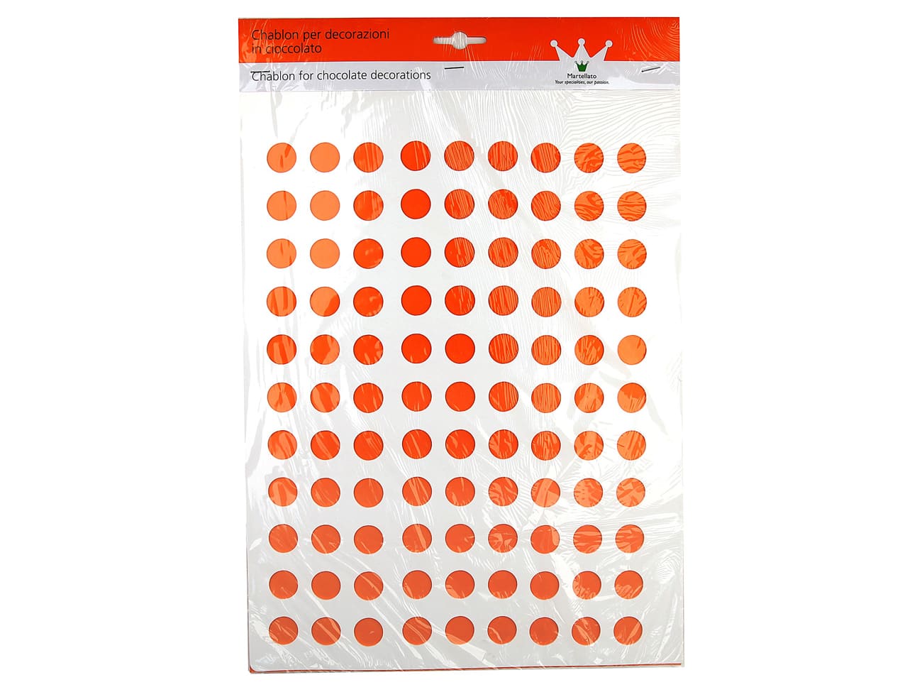 Chablon en silicone - 99 ronds - Ø 2 cm - Martellato