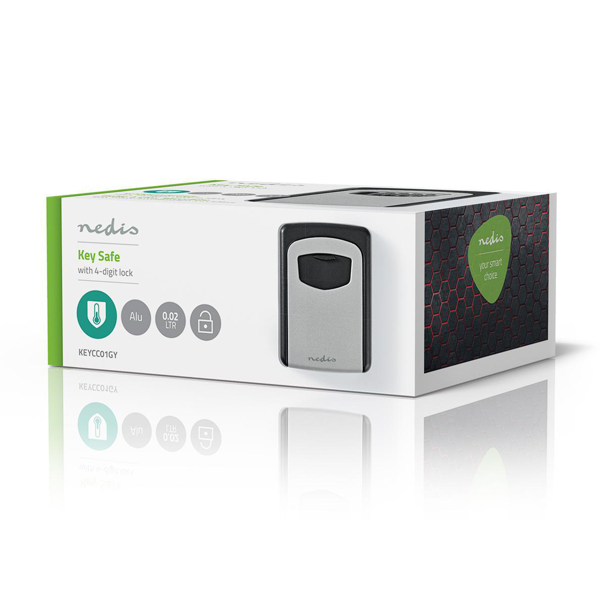 Nedis KEYCC01GY Kluis
