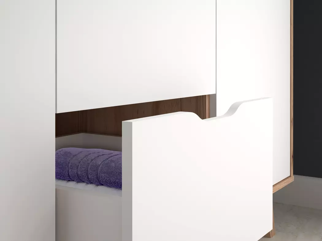 Kleiderschrank Vankka 139 x 202 cm