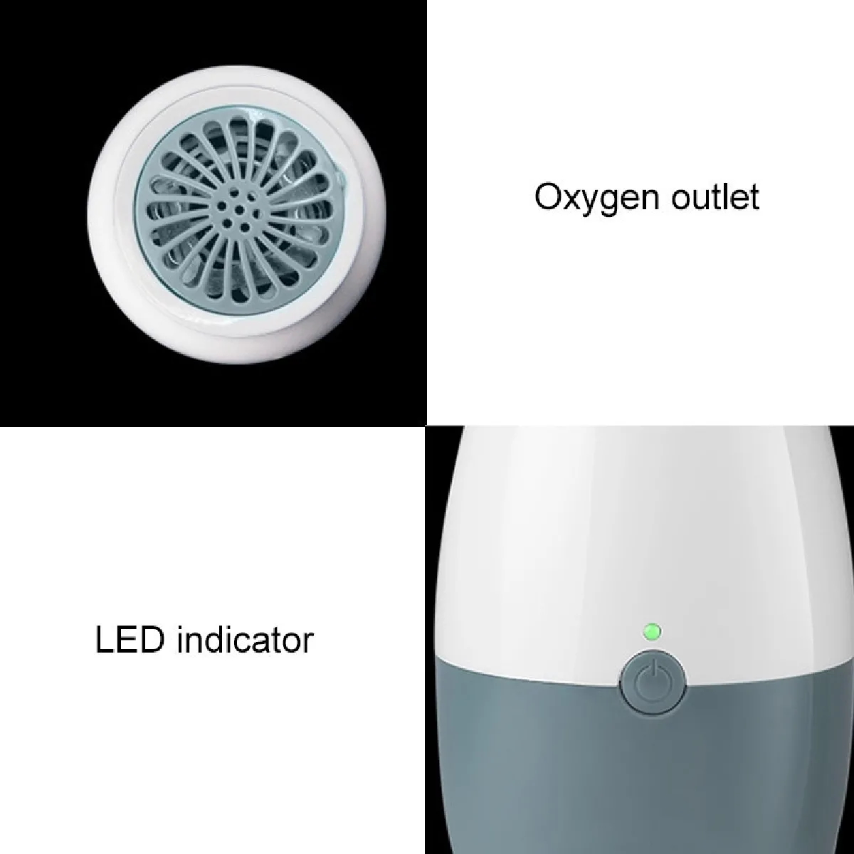 Wewoo Purificateur ozone AX168B Gris blanc