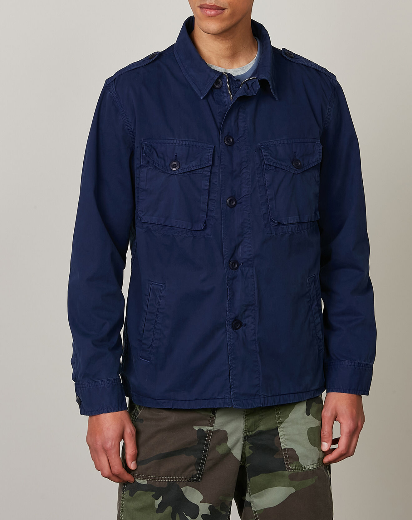 Hartford Blouson Joshua bleu worker