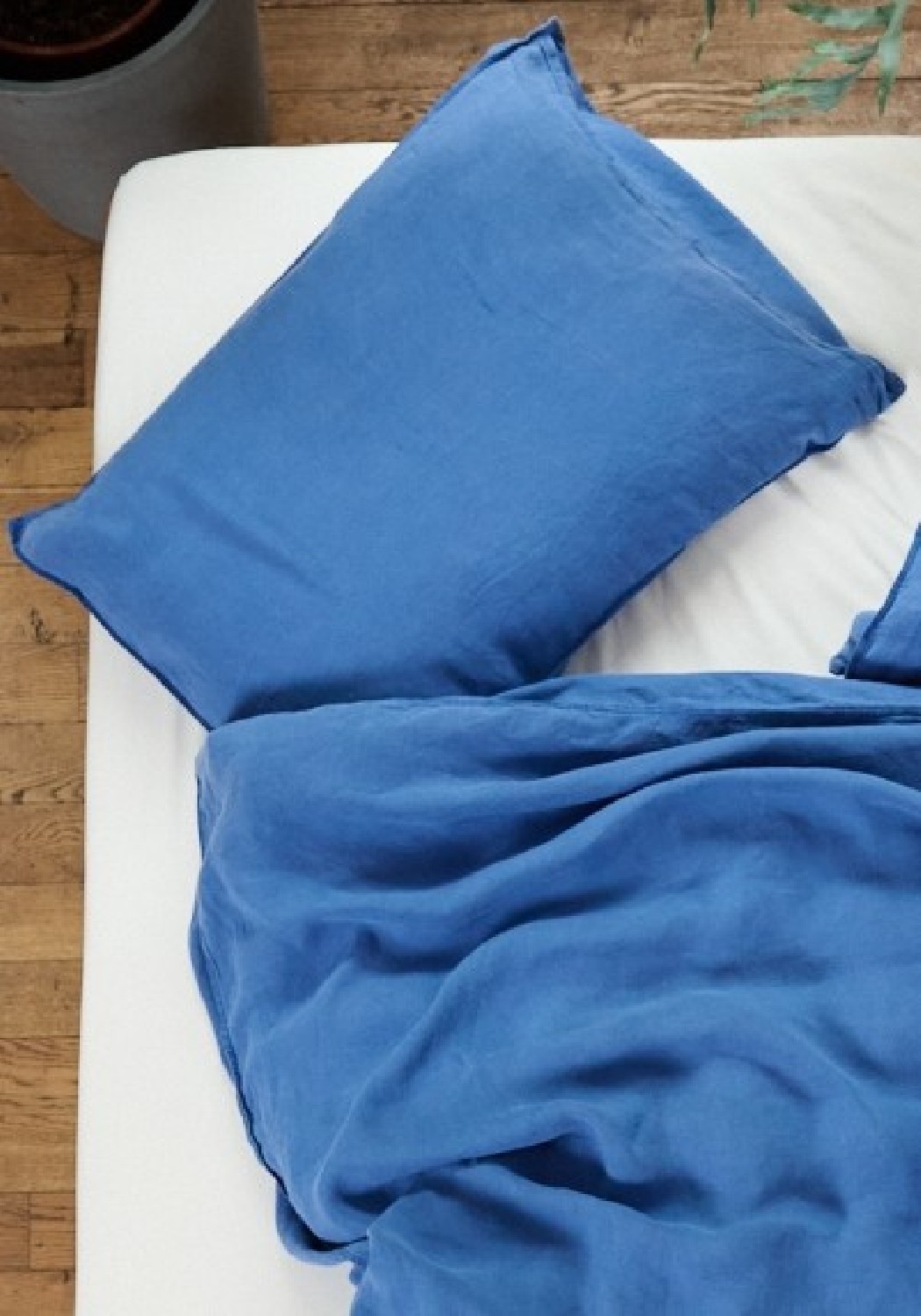 Lavie Hanf-Kissenbezug Lotta Royal Blue