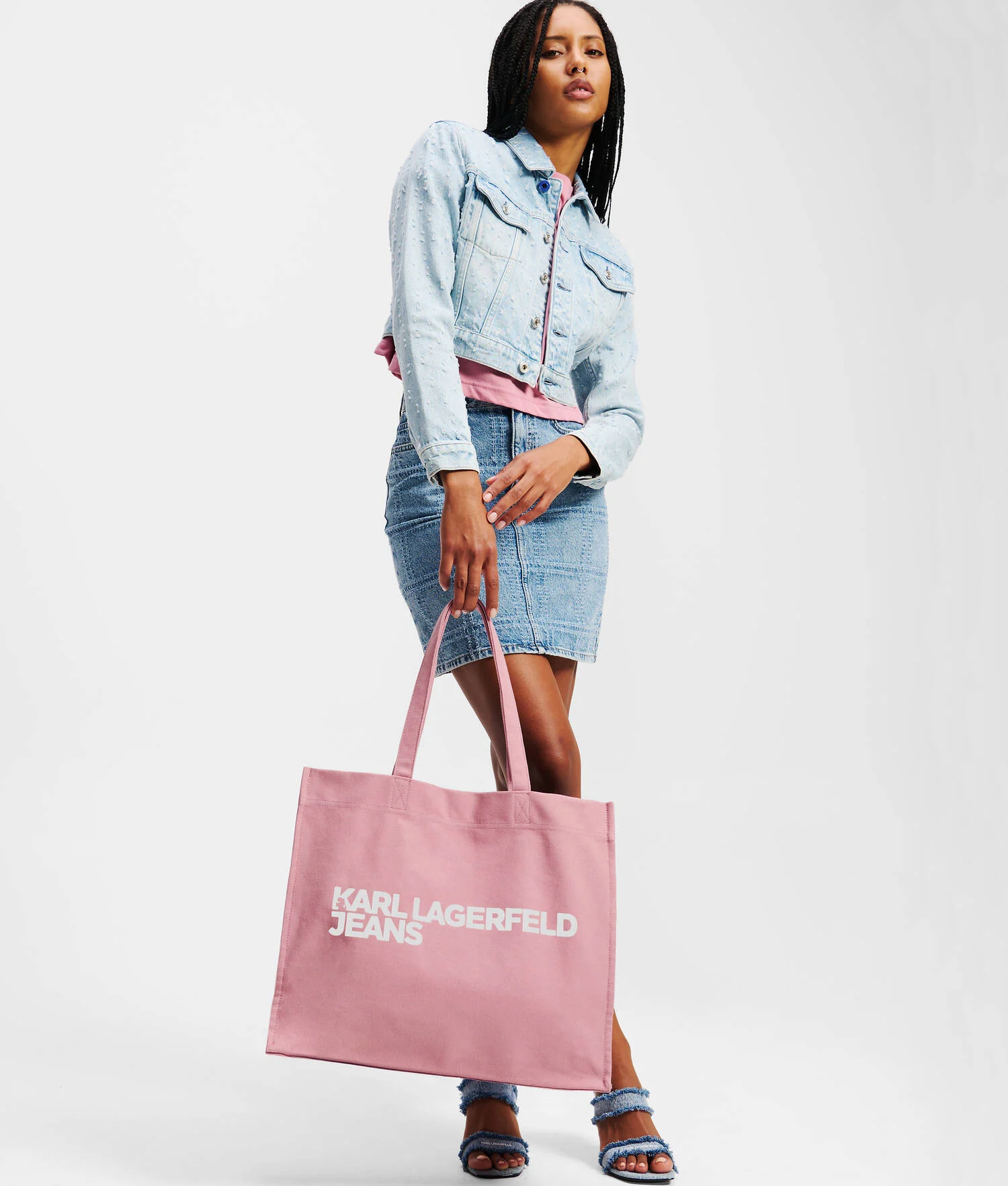 SAC SHOPPER AVEC LOGO KLJ - Gorge de renard