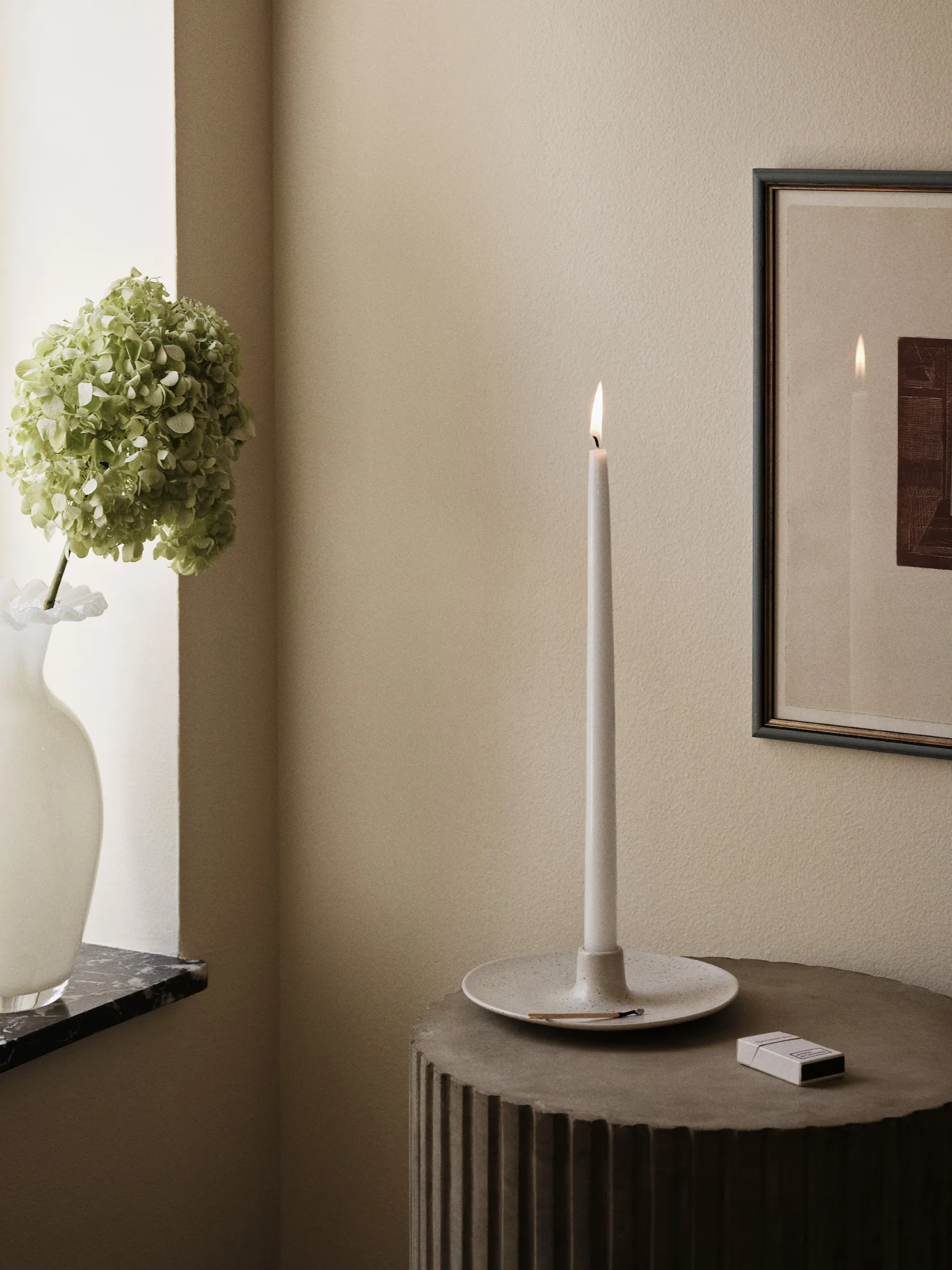 Broste Copenhagen Nordic Sand Lysestage