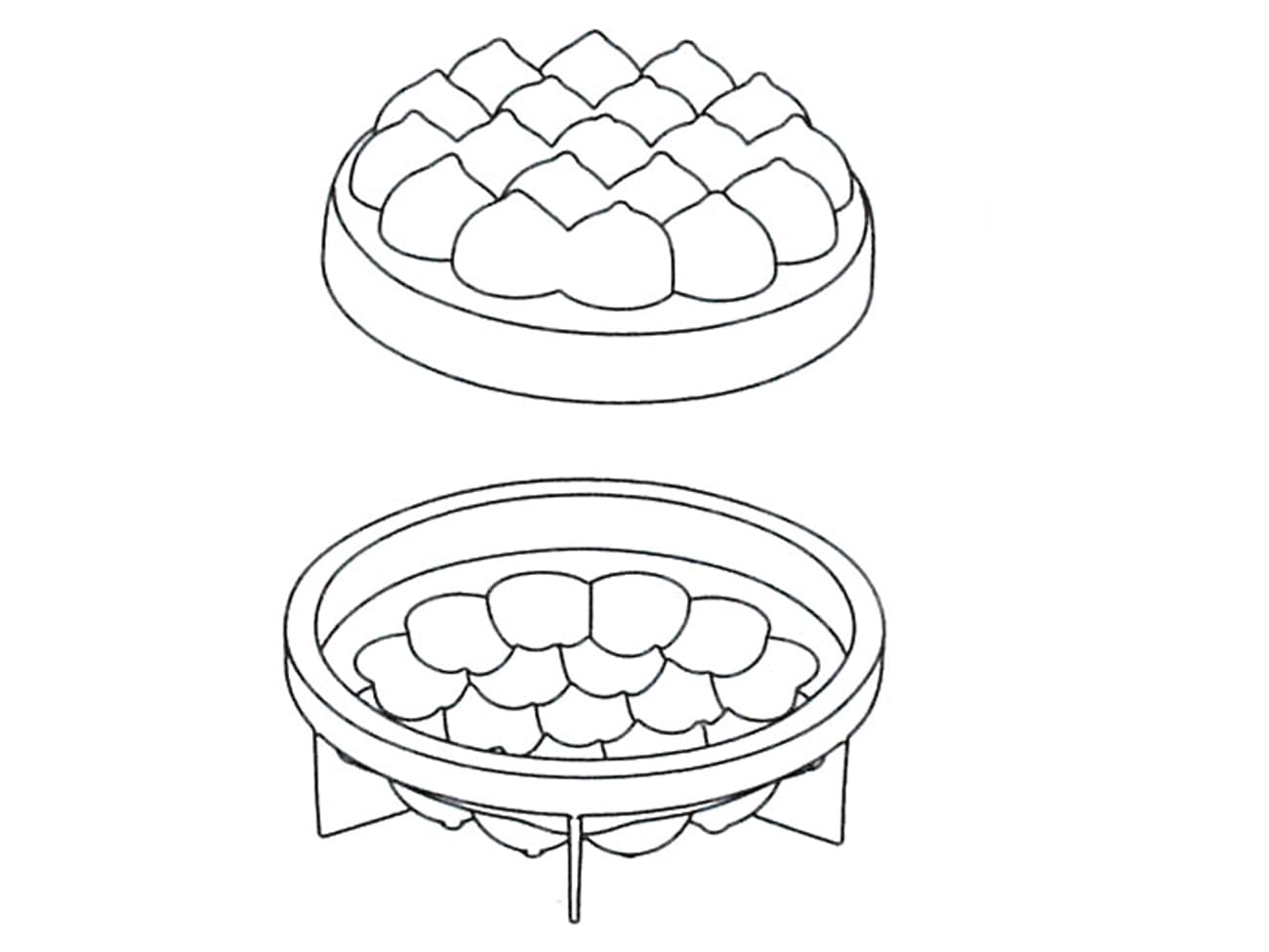 Moule silicone Puffy - Ø 18 cm - Pavoni