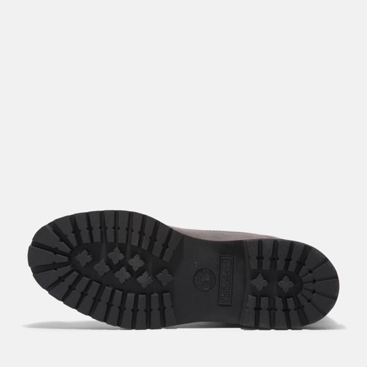 Bota Timberland Premium de 6 polegadas para homem, na cor cinza.