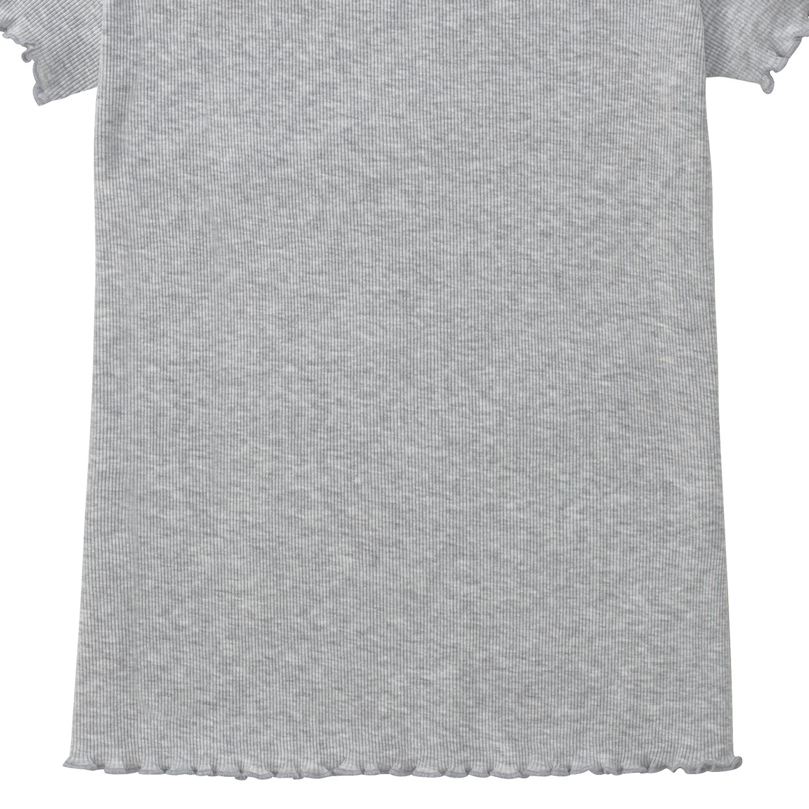 Beatwear Mädchen T-Shirt mit Spitze hellgrau