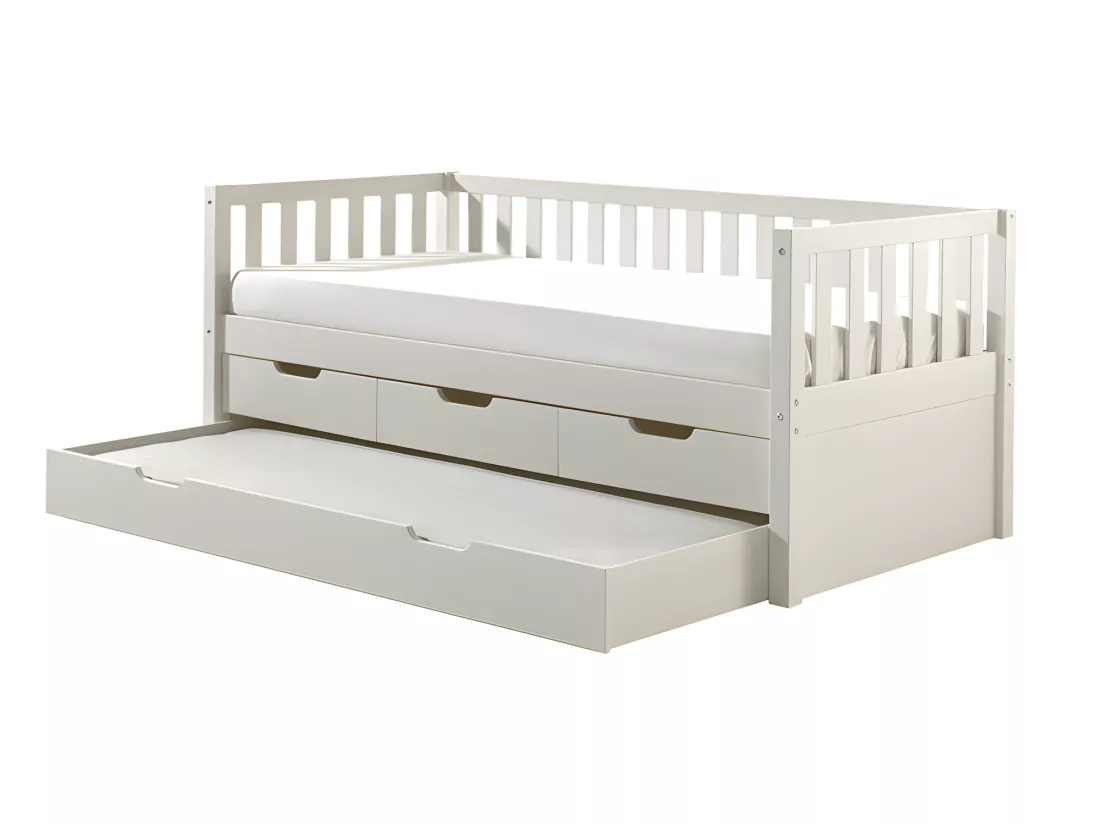 Pack - Lit Capitaine Enfant & Tiroir de Lit 