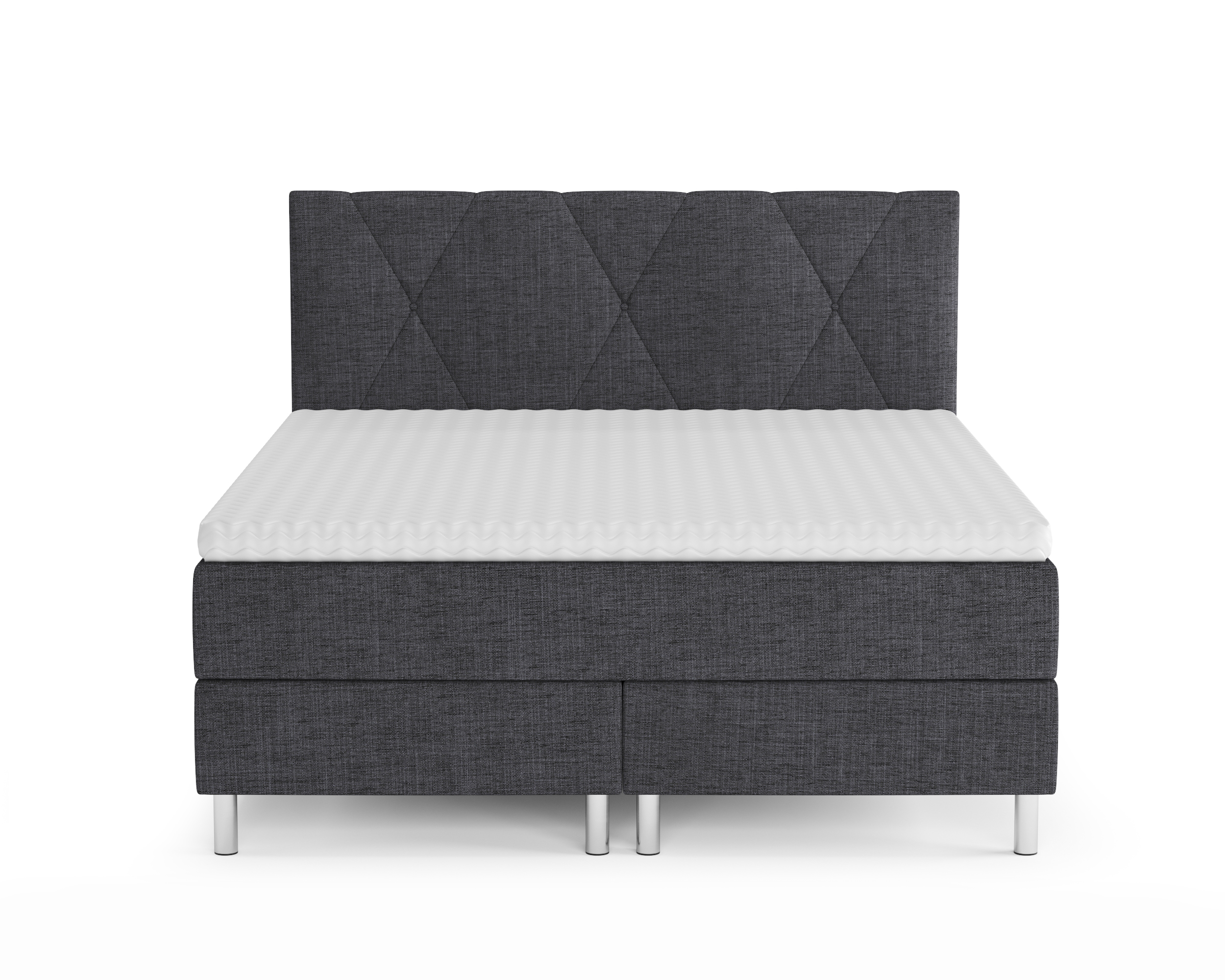 Boxspringbett TWILIGHT 160 x 200 cm anthrazit