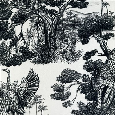 Housse coussin motif jungle - CRÉATION THÉVENON