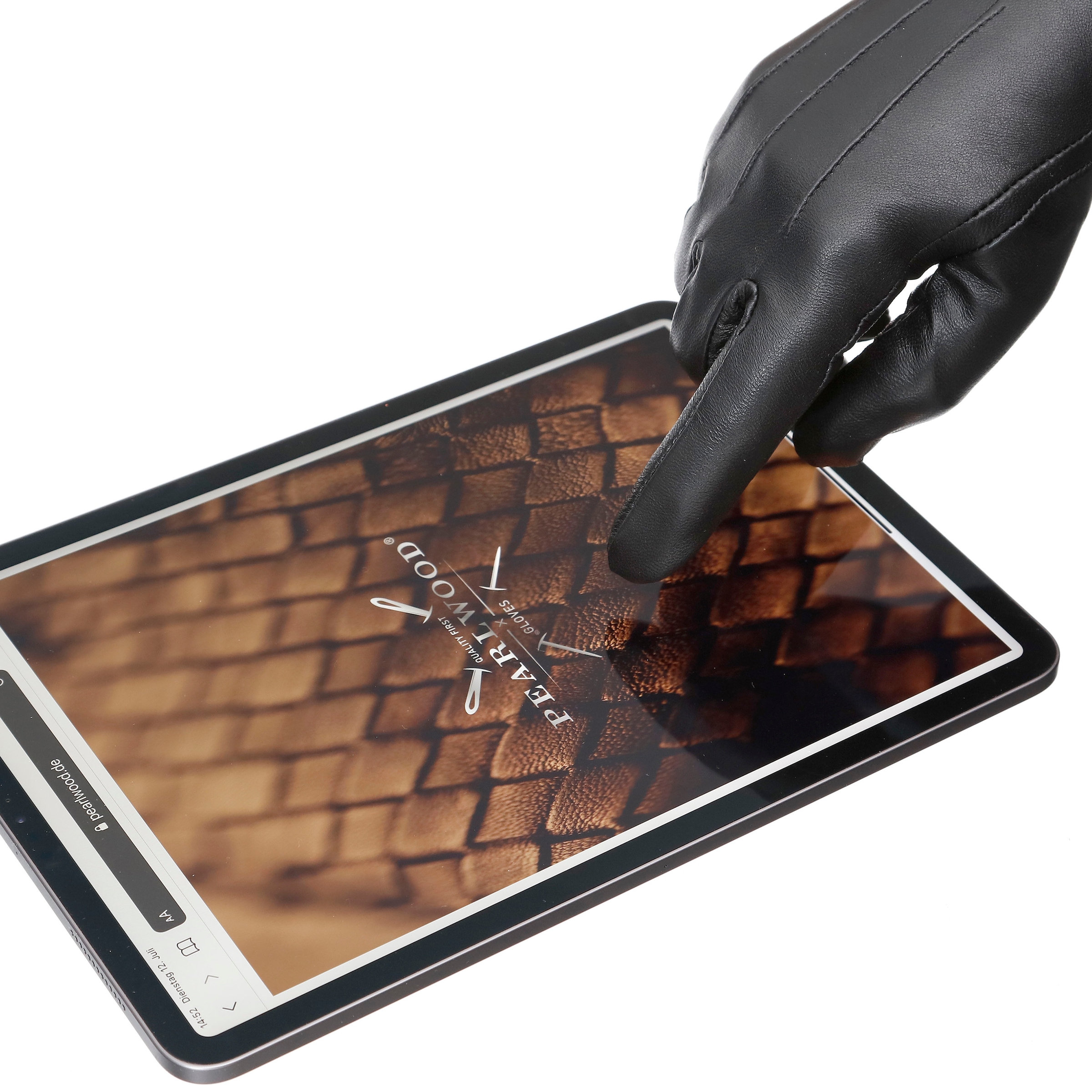 PEARLWOOD Lederhandschuhe »Lipa« Touchscreen proofed - mit 10 Fingern bedienbar