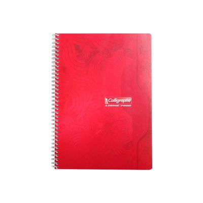 Calligraphe 7000 - Cahier à spirale A4 (21x29,7 cm) - 180 pages - petits carreaux (5x5 mm) - disponibles dans différentes couleurs