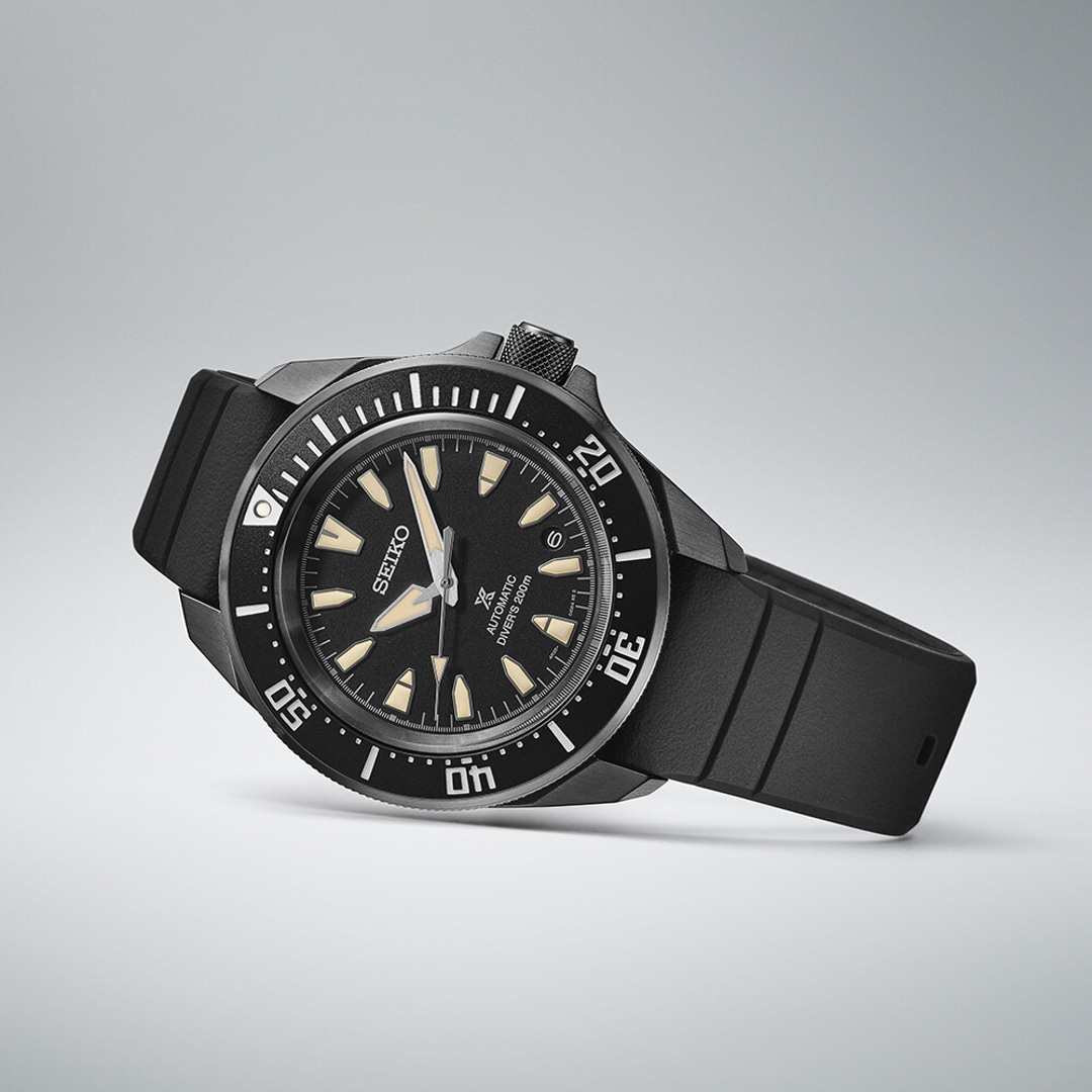 Seiko Prospex Automatik Diver´s Slim Samurai Schwarz