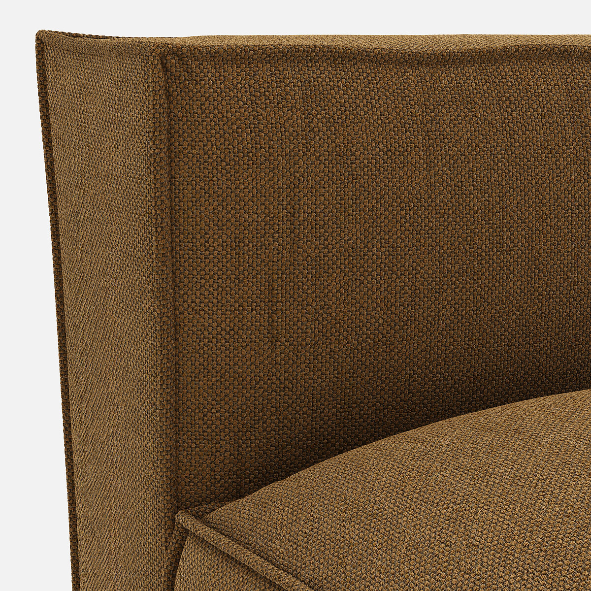 LA REDOUTE INTERIEURS<br>Sofá lounge, direito, tecido texturizado, Seven